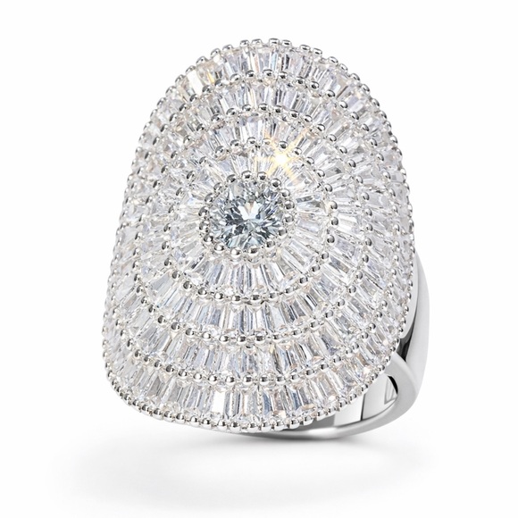 Swarovski Crystals .925 Statement Ring The Kaside